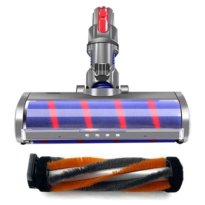 

Replacement For Dyson V6 V7 V8 V10 Hand-Held Vacuum Cleaner Spare Roller Carpet LED Electric Brush Head Home Accessori