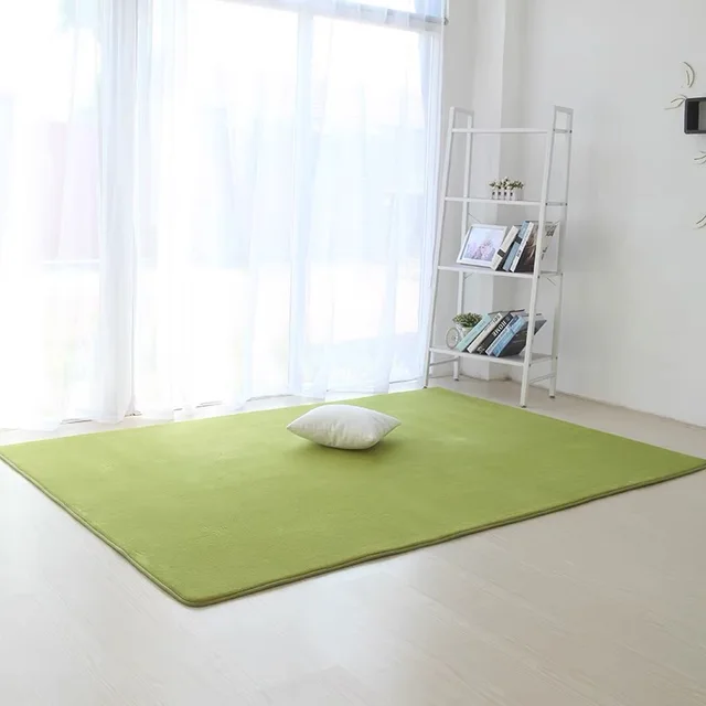 VIKAMA Solid Color Carpet Yoga Studio Floor Mat Large Area Rugs Rug Live Room Sofa Carpet Bedroom Carpet In a Variety Of Colors 6