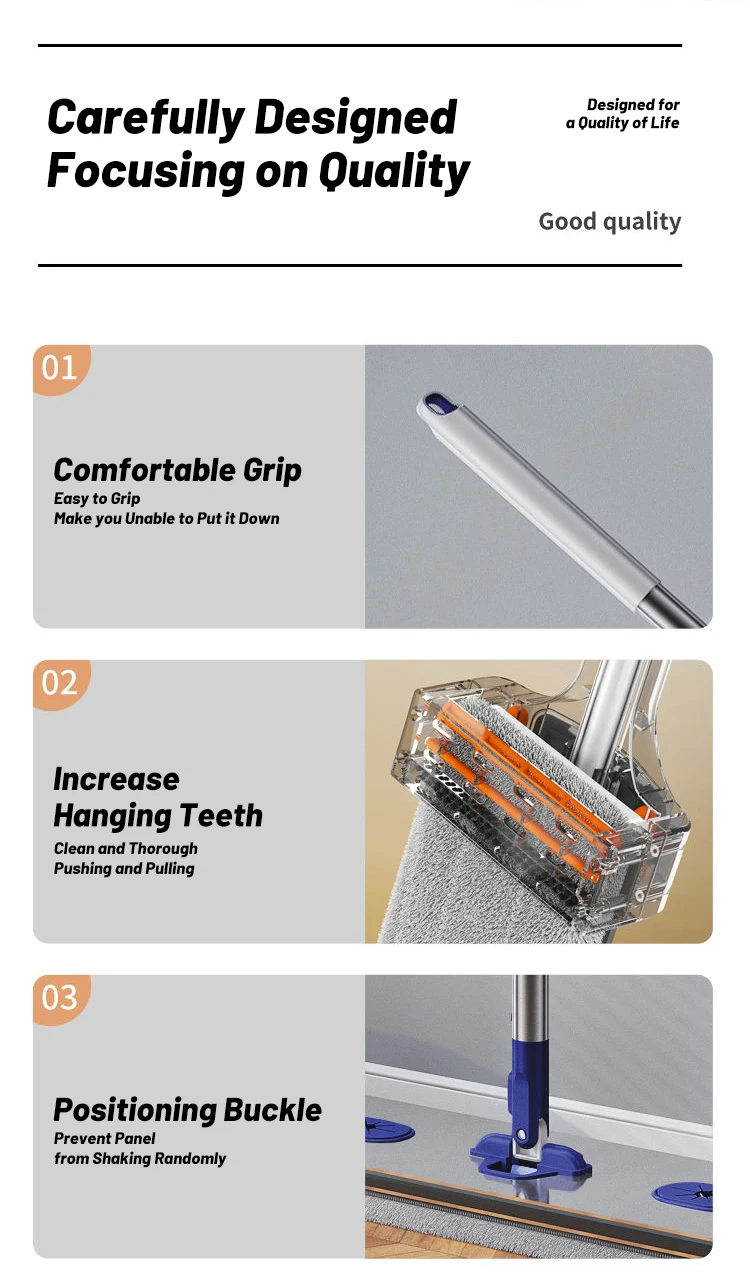 Hands Free Folding Bucket Mop Set