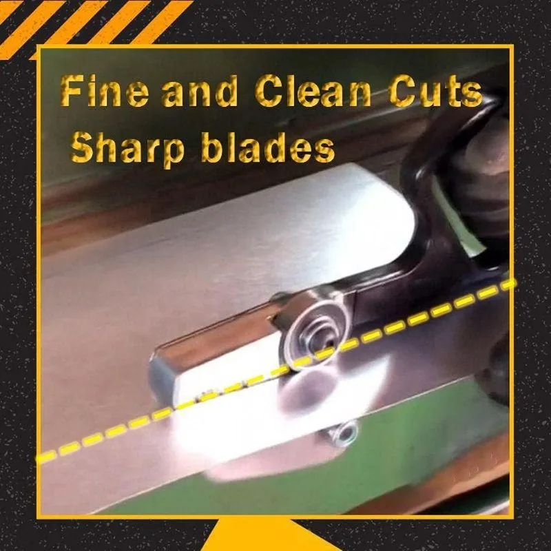 Tipo di trazione manuale Taglierina per piastre metalliche Maniglia ergonomica Macchina da taglio veloce Utensile da taglio per lamiere robusto e affilato - immagine 2