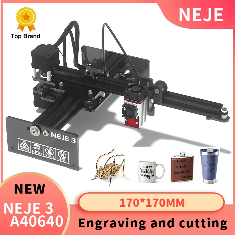 

NEJE 3 A40640/A40630/N40630 Laser Engraving Machine Metal Wood CNC Engraving and Cutting Machine