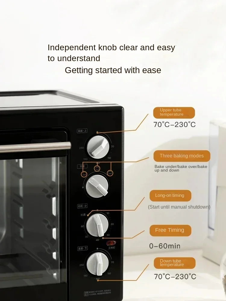 Midea Oven Home Small 2023 New Large Capacity Multi functional Electric oven electric mini oven baking 5