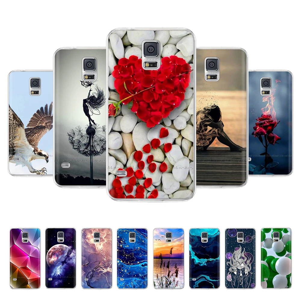 Per Samsung Galaxy S5 Case S5 Mini Soft Silicon Tpu Clear Cover Fundas Per Samsung S5 Neo Phone Case S 5 S5 I9600 Sm-G900F Coque