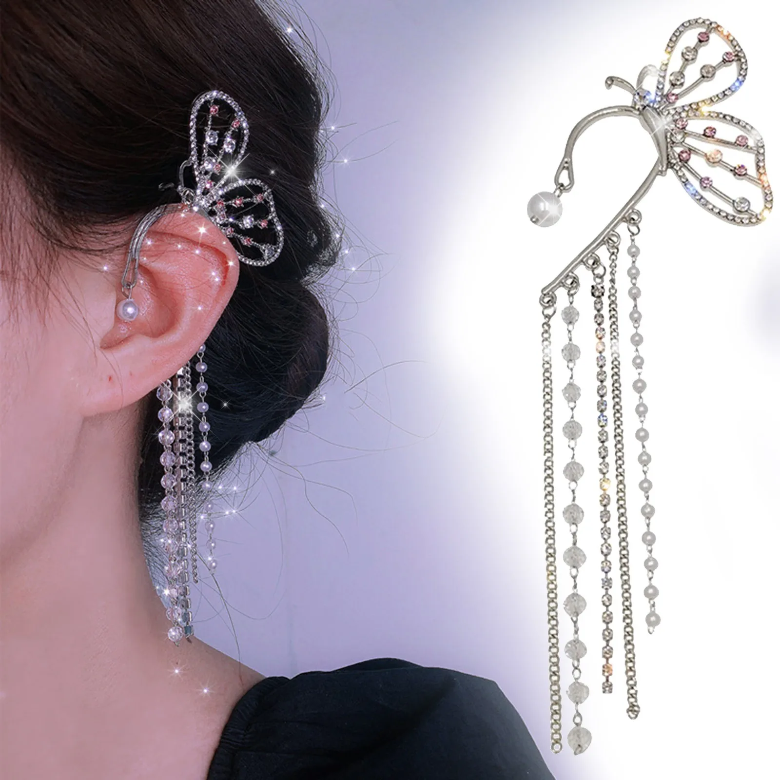 Discover 95+ extra long post earrings latest esthdonghoadian