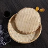 Bamboo Woven Dustpan Storage Basket Bamboo Product Basket Storage Basket Wash Vegetables Drain Water To Rice Basket Fruit Basket 3