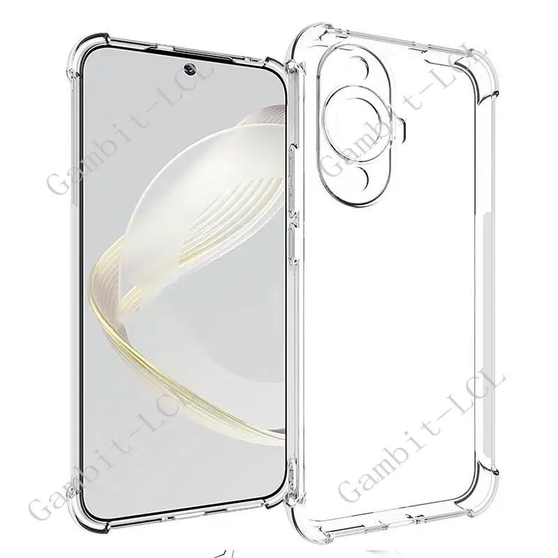 Shockproof Silicone TPU Phone Case with Back Ring Holder Bracket, 6.7
