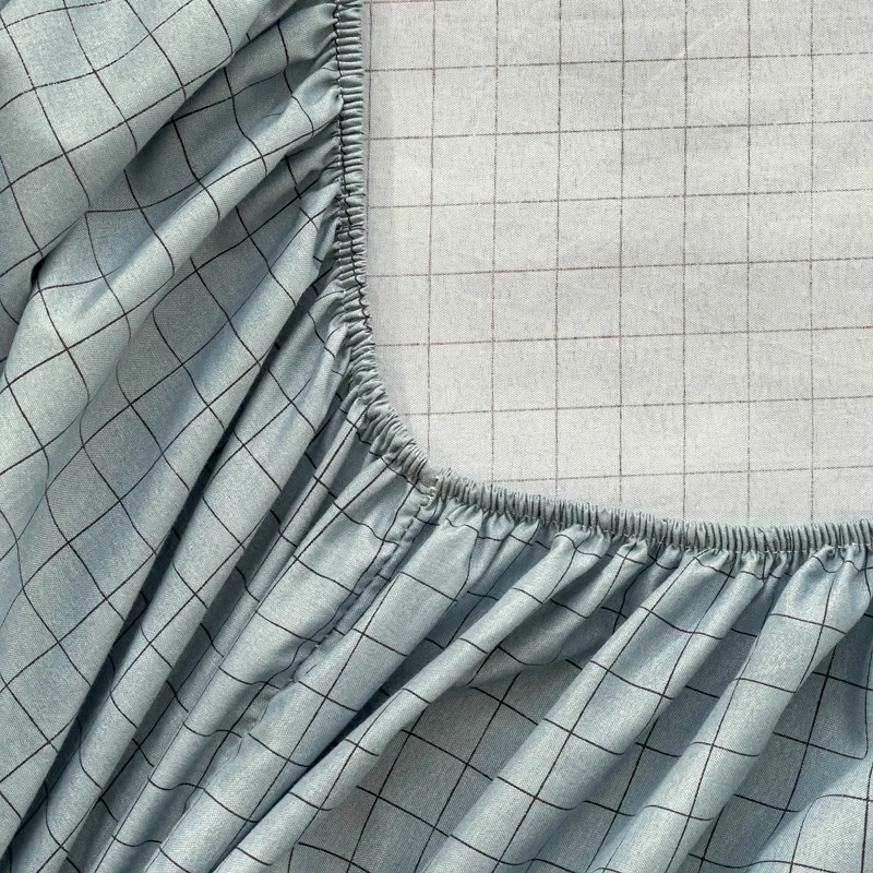 Fitted Sheet Healthy Bedroom Protector Bedding High-End Durable 100% Polyester Mattress Cover Bedsheet Bedspread No Pillowcase 6