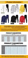 EMT Emergency Ambulance Men Hoodie Pant Sets Spring Autumn Male Zipper Sweatshirt Pants Suit 2024 New Fashion Sport Coat Set 2