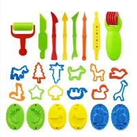 Kids DIY Play Dough Art Craft Toys 3D Plasticine Model Tools Accessories Clay Cutter Molds Creative Set For Boys Girls Children 1