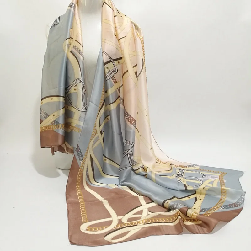 New Chiffon Ultra Thin Long Towel Section Large Long Towel Fashion Design  Custom Printed Women's New Silk Satin Section Scarf - China Silk Scarf and  Scarf price