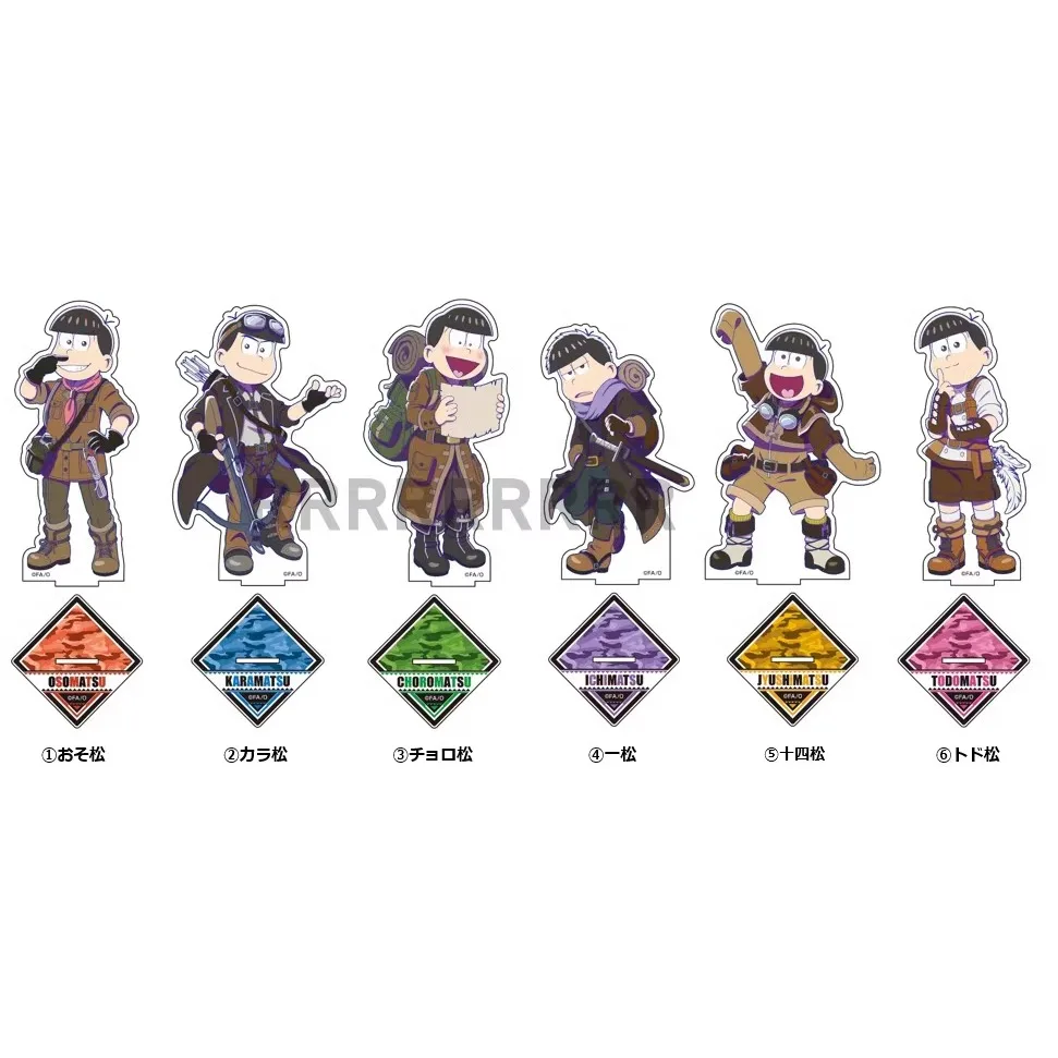 

Игра Карамацу, хоромацу, ичимацу, Jyushimatsu, Тодомацу, акриловая искусственная фигурка аниме, модель пластины, косплей, игрушка для подарка