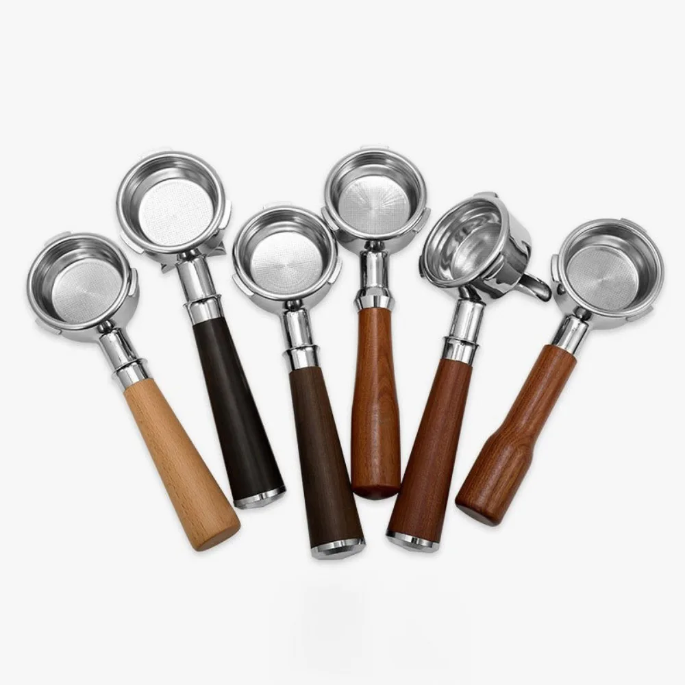 

58MM Coffee Portafilter for Barsetto Coffee Machine 3 Ears Stainless Steel Head Double Mouth Coffee Bottom Handle Barista Tool