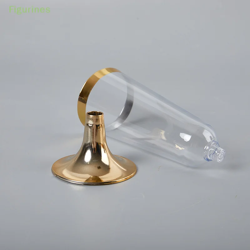 10Pcs New Plastic Champagne Flutes Disposable Clear Plastic Champagne Glasses for Parties Glitter Clear Cup