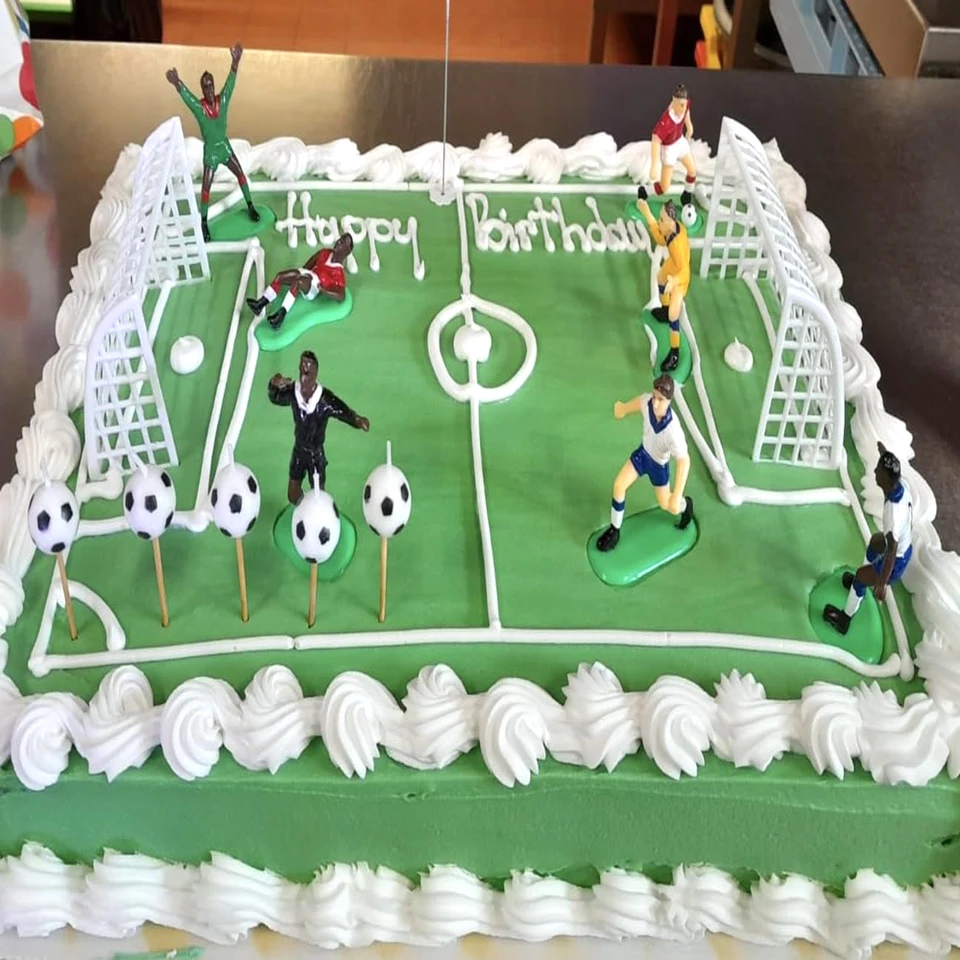 1Set Voetbal Spel Voetbal Cake Topper Decor Model Voetbal Party Gelukkige  Verjaardag Feestartikelen Kinderen Party Decor Accessoires - AliExpress, image size:960x960