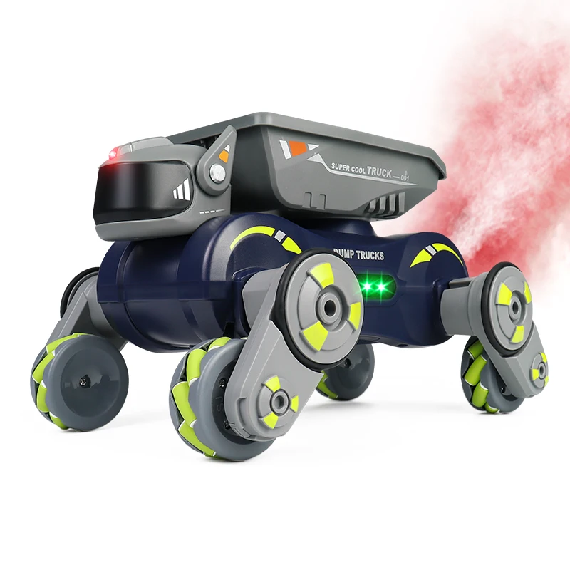 JJRC Q187 RC Robot Dog Transport Car RC Car 2 In 1 Gesture Control Light Music Water Spray Remote Control Toys Boys Gifts robot toy remote control dog toy robot car toy remote control robot toy remote control car toy