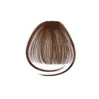 Faux Air frange cheveux Extension à clips cheveux synthétiques fausse frange naturel faux postiche femmes pince en frange outils de coiffure 6