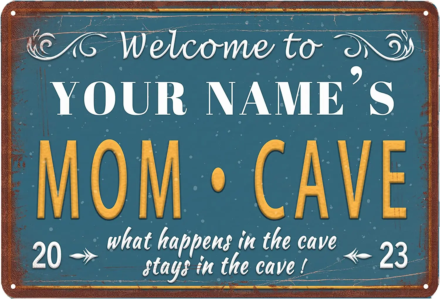 Personalized Woman Cave Signs