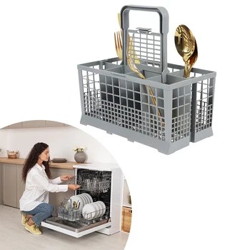1PCS Dishwasher Cutlery Basket Knife Fork Storage Basket for Bauknecht Whirlpool Indesit Hotpoint Dish Washer Accessories 1