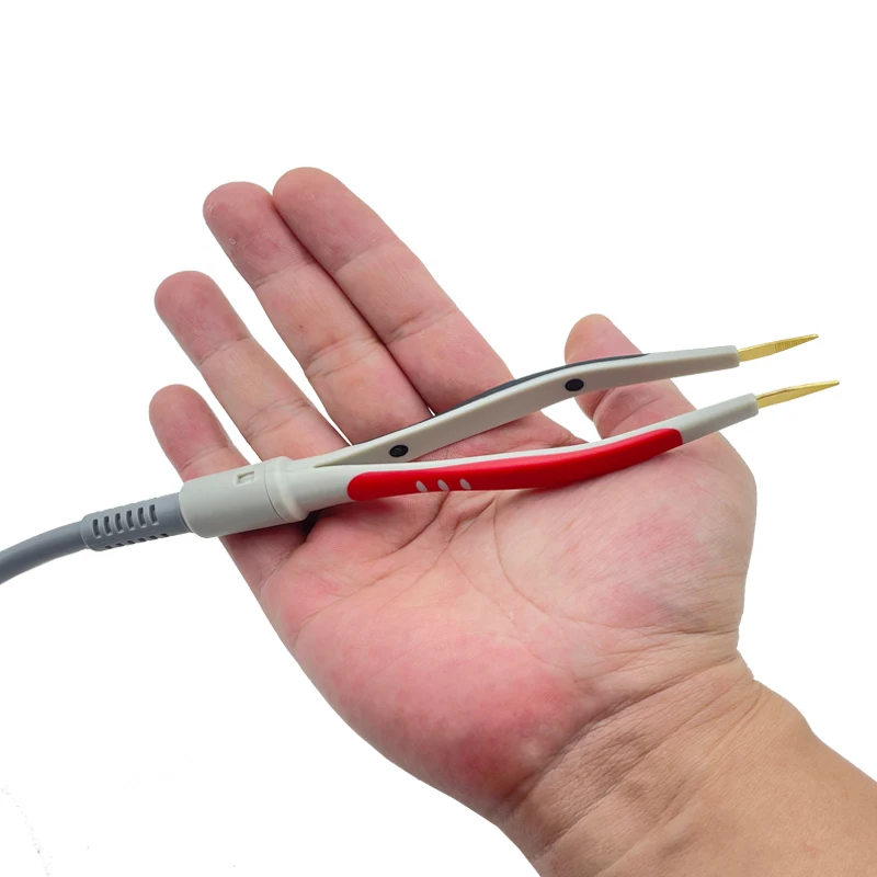 Kelvin-Messleitungsklemme, digitale Brückenklemme, LCR-Instrumentenkabel, SMD-Patchkabel, Länge 1 m, bessere Testgenauigkeit – Detail 10