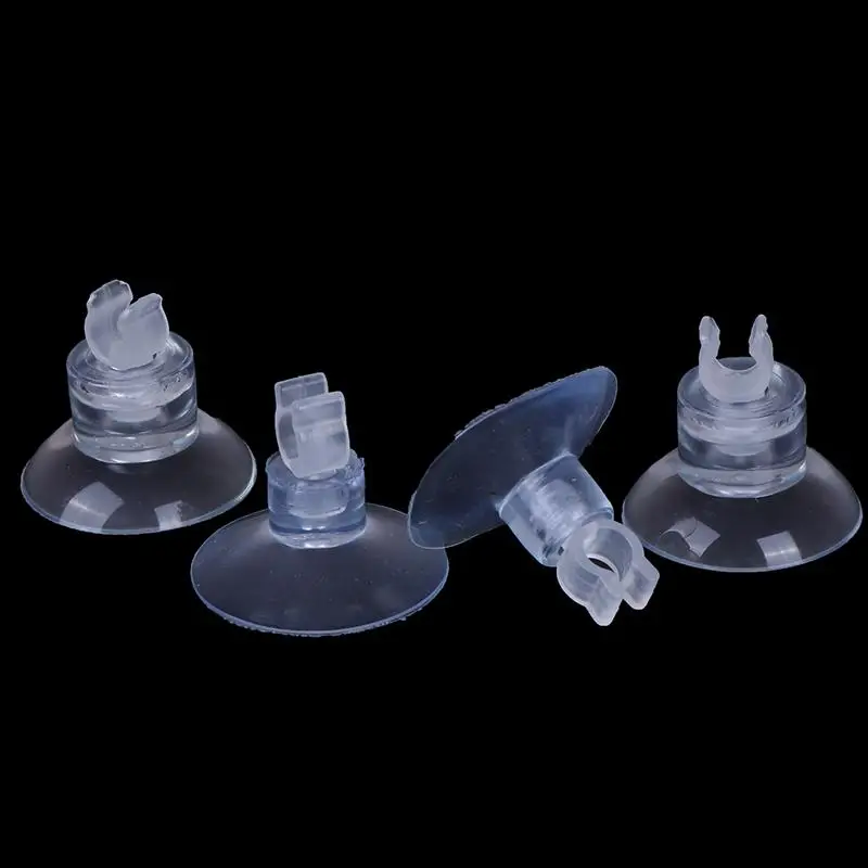 Aquarium Sucker Suction Cup 4mm Air Line Pipe Tube Wire Holder Glass Surface Fish Supples 10pcs 20pcs aquarium suction cup aquarium clip holders aquarium hose holder rubber suction cup holders aquarium clip holder