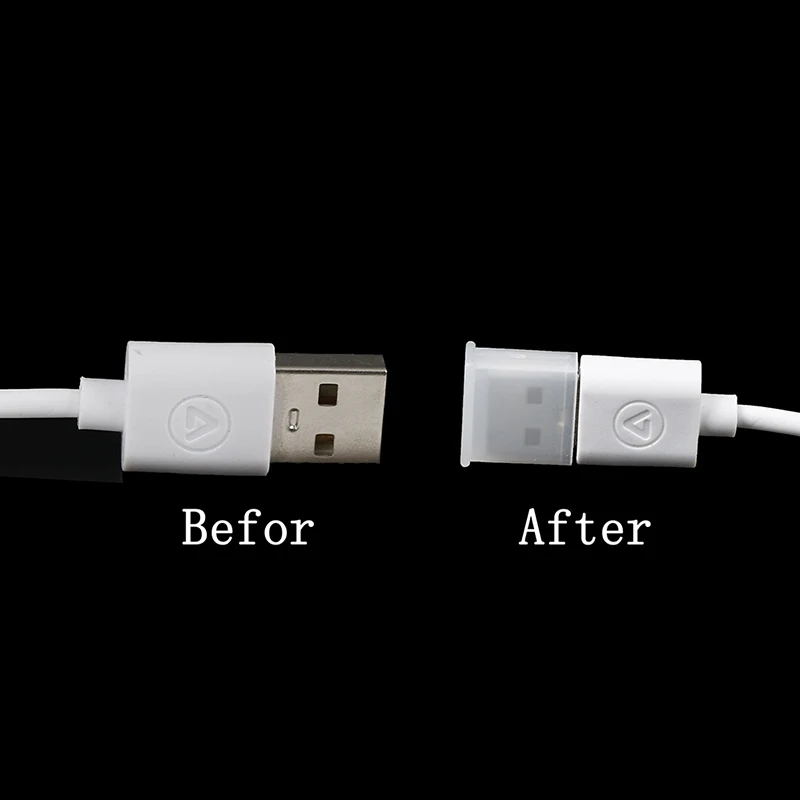 10-Pack USB-A Protective Dust Covers for USB Data and Charging Cables