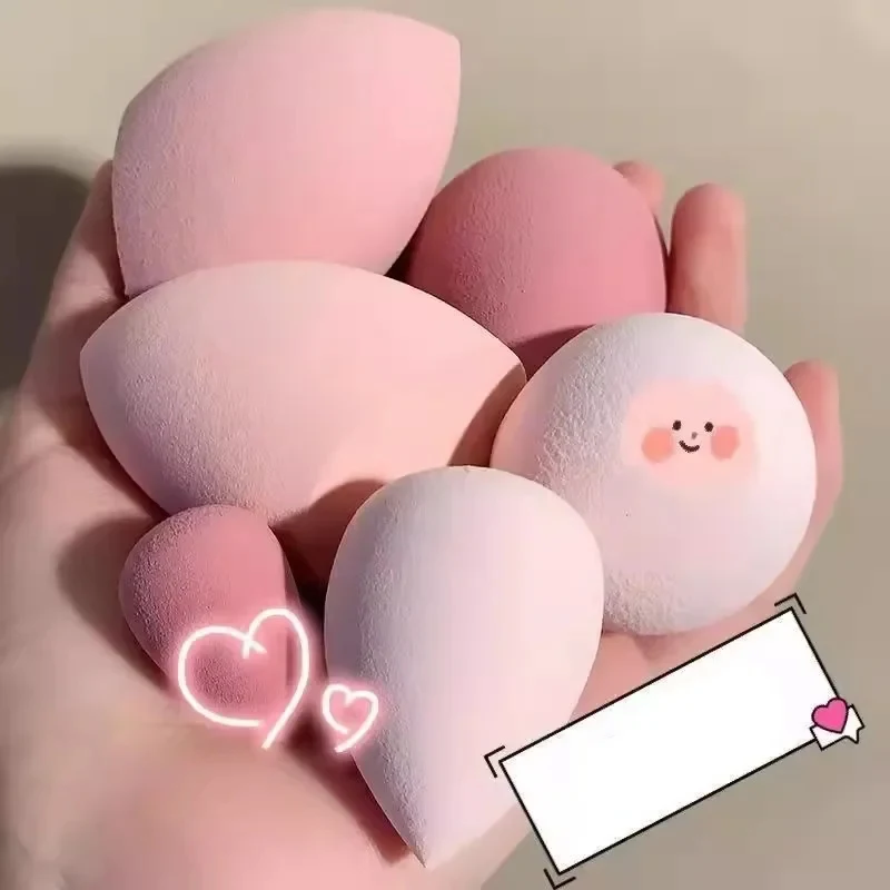 Luxury Super Soft Makeup Sponge Set with Storage Jar - Beauty Tools and Accessories