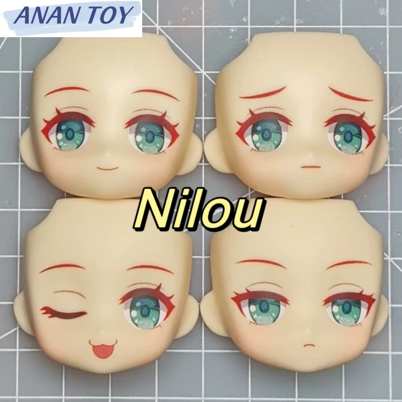 Nilou Genshin Impact Ob11 Face GSC YMY Doll Handmade Water Sticker Faceplate Anime Game Cosplay Toy Accessories Free Shipping