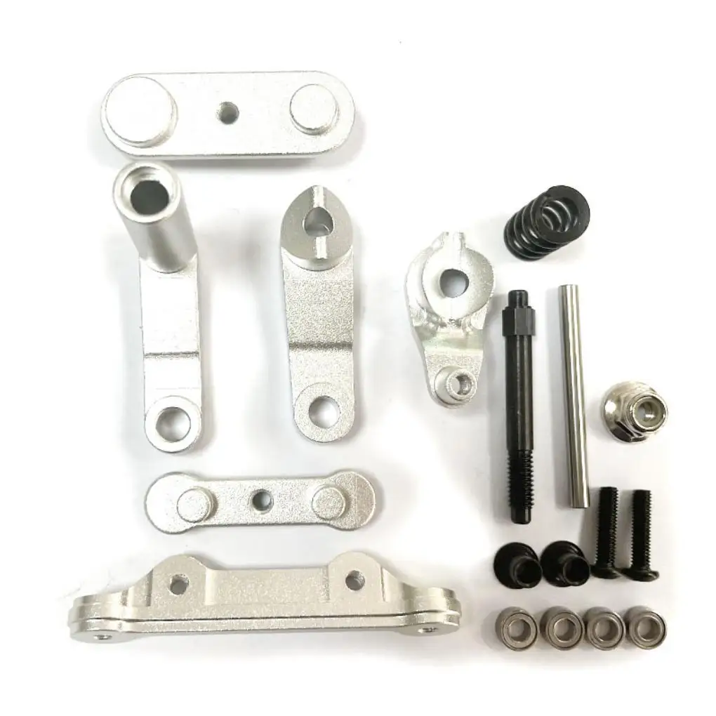 

Сервопривод из алюминиевого сплава высокой точности для рулевого управления, в комплекте 1 10 LOSI Baja Rey 4WD, запчасти для радиоуправляемого автомобиля, аксессуары для радиоуправляемых автомобилей