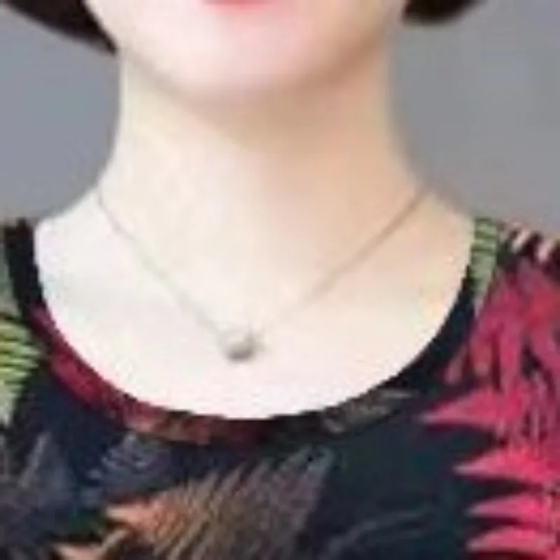 Pullover donna autunno e inverno 2023 girocollo nuova moda stampa sciolto Midi Casual elegante pendolare abito manica lunga 3