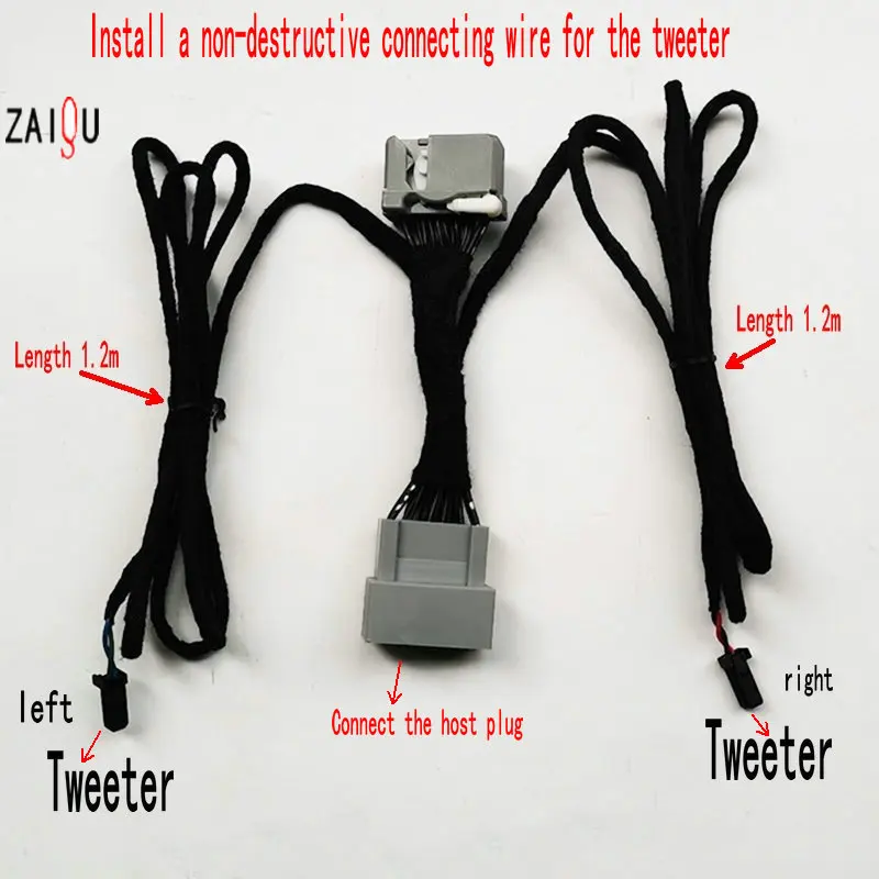 

Applicable to Fit GK5 2014-2019 Treble lossless line High pitch cable is installed on the side 2 of the instr