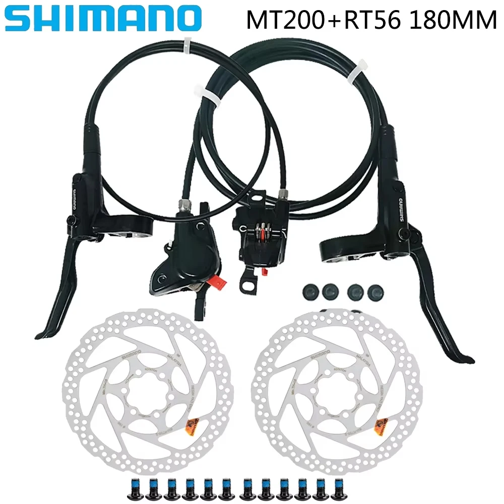 Shimano Mt 200 Hydraulic Brakes For Ebike Shima Oem Mt200 Mtb