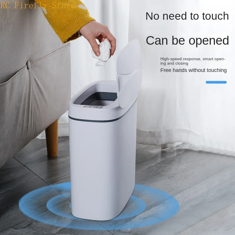 Smart Sensor Trash Can - Automatic Induction for Hands-free