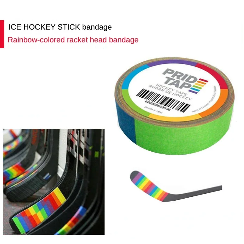 Rouleau de ruban adhésif coloré en coton pour hockey sur glace, anciers de  sécurité pour le sport, badminton et golf, 2.5cm x 25m, 3 pièces -  AliExpress