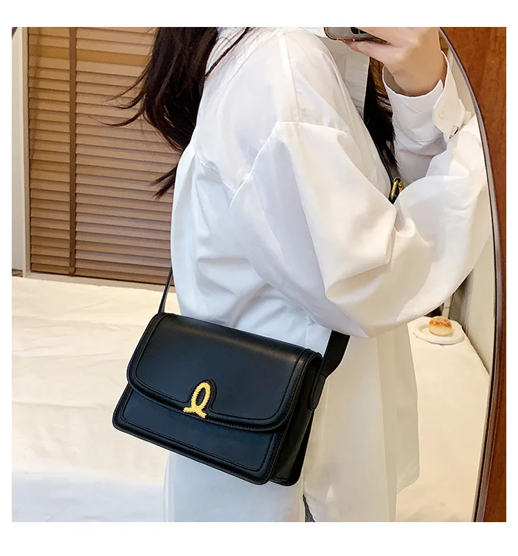 Feminina de um Novo na Moda Bolsa de Moda Couro Texturizado Bolsa Ombro Primavera Marca All-match Messenger Pequeno Quadrado 2022 14 Computers & Electronics