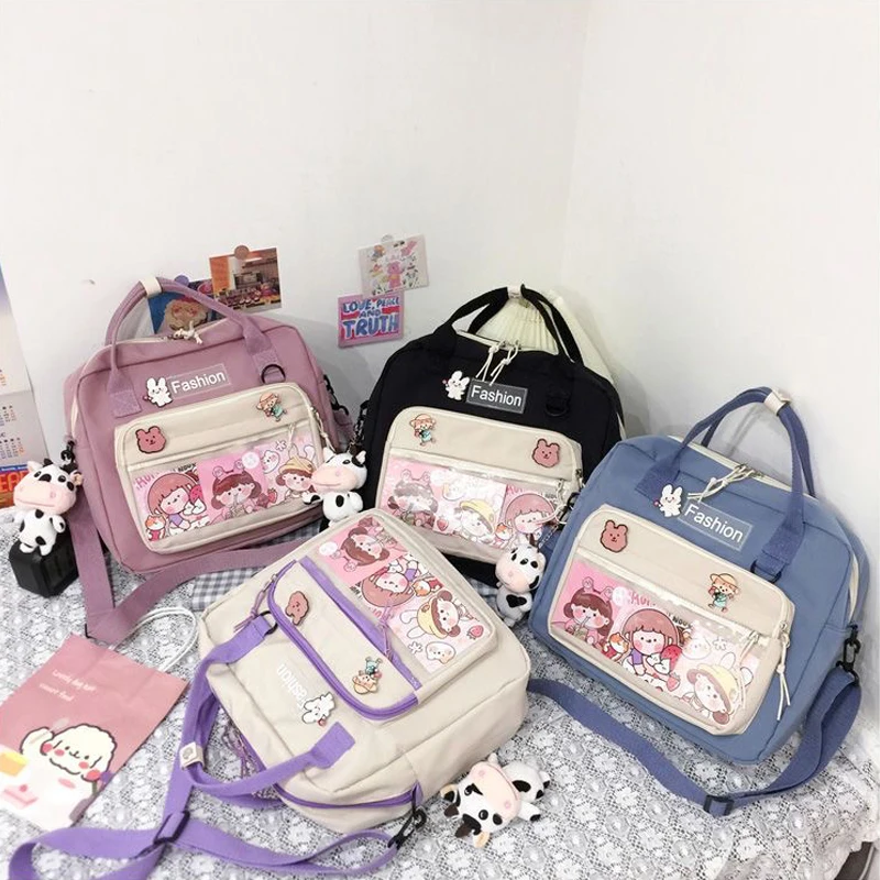 

Japanese Style School Bags For Teenage Girls Preppy Tote Bag Nylon Bag Backpack Women Shoulder Bag Mochila Feminina Bagpack Sac