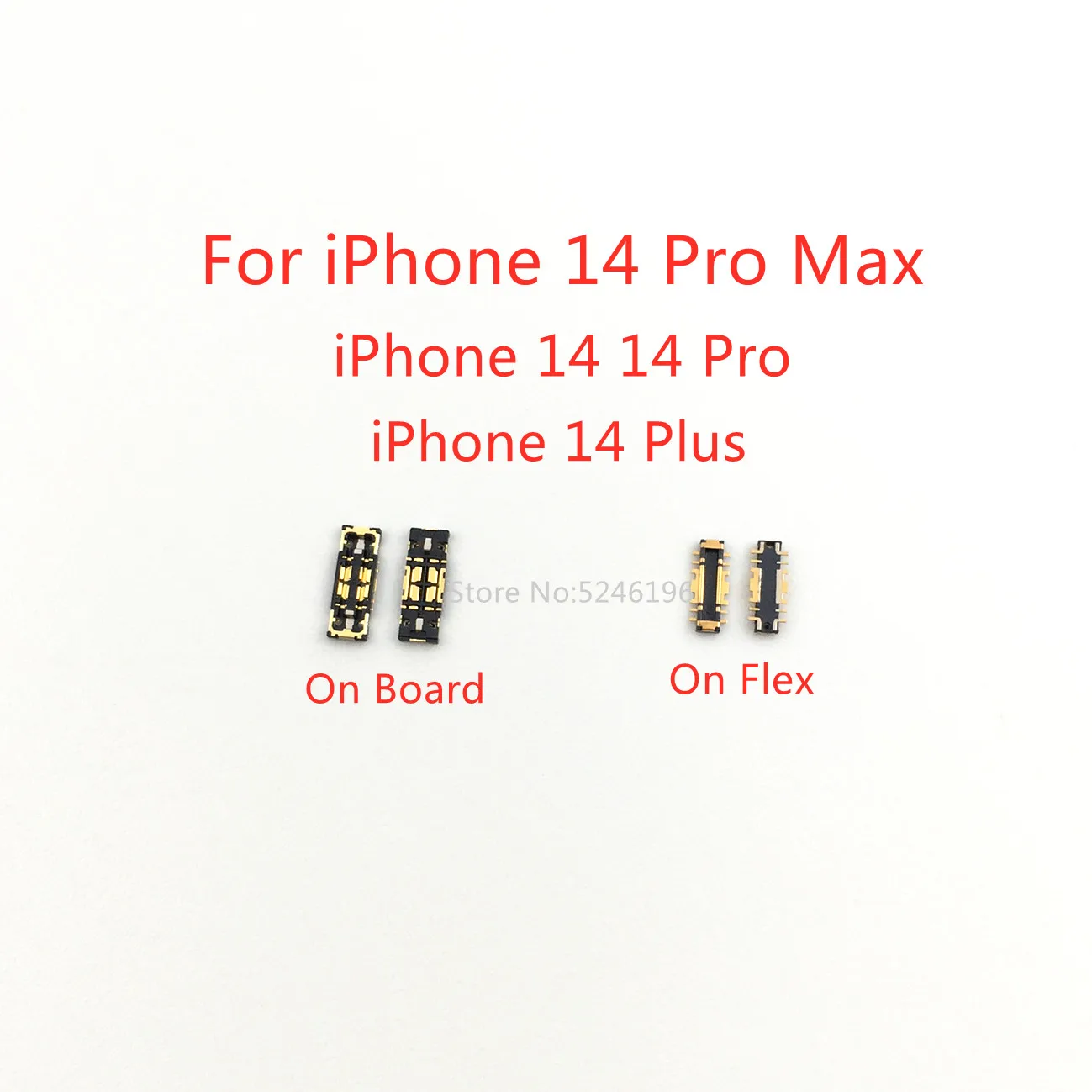 5-10 Pz Fpc Batteria Flex Clip Connettore Per Iphone 14 Iphone 14 Pro Iphone 14 Pro Max Iphone 14 Plus Spina Originale A Bordo