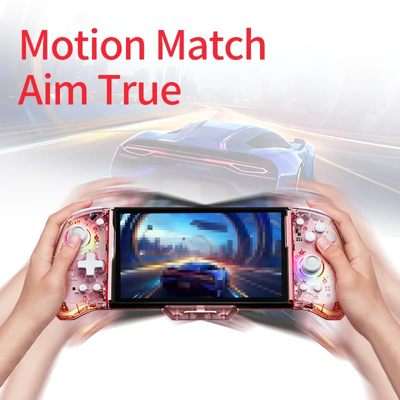 LinYuvo Enhanced Gaming Controller with Hall Effect Joystick, Turbo Function, Dual Vibration, 6-Axis Gyro, and Customizable RGB Lighting
