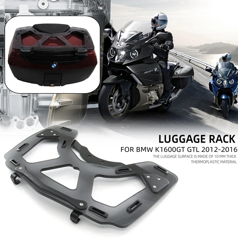 

FOR BMW K1600GT Luggage Rack K1600 GT 2012 2016 1200RT LC 2014+ R1250RT New Motorcycle Luggage Rack Smoked Gray Support Shelf