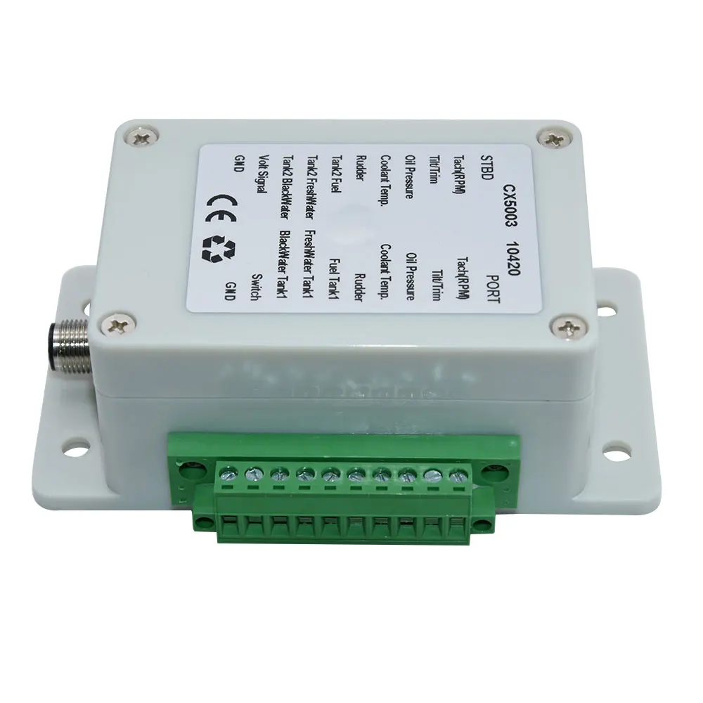 NMEA 2000 Multifunction Converter Connect Up to 18 Sensors 0-190 ohm CX5003 for Boat Yacht Marine Sensor