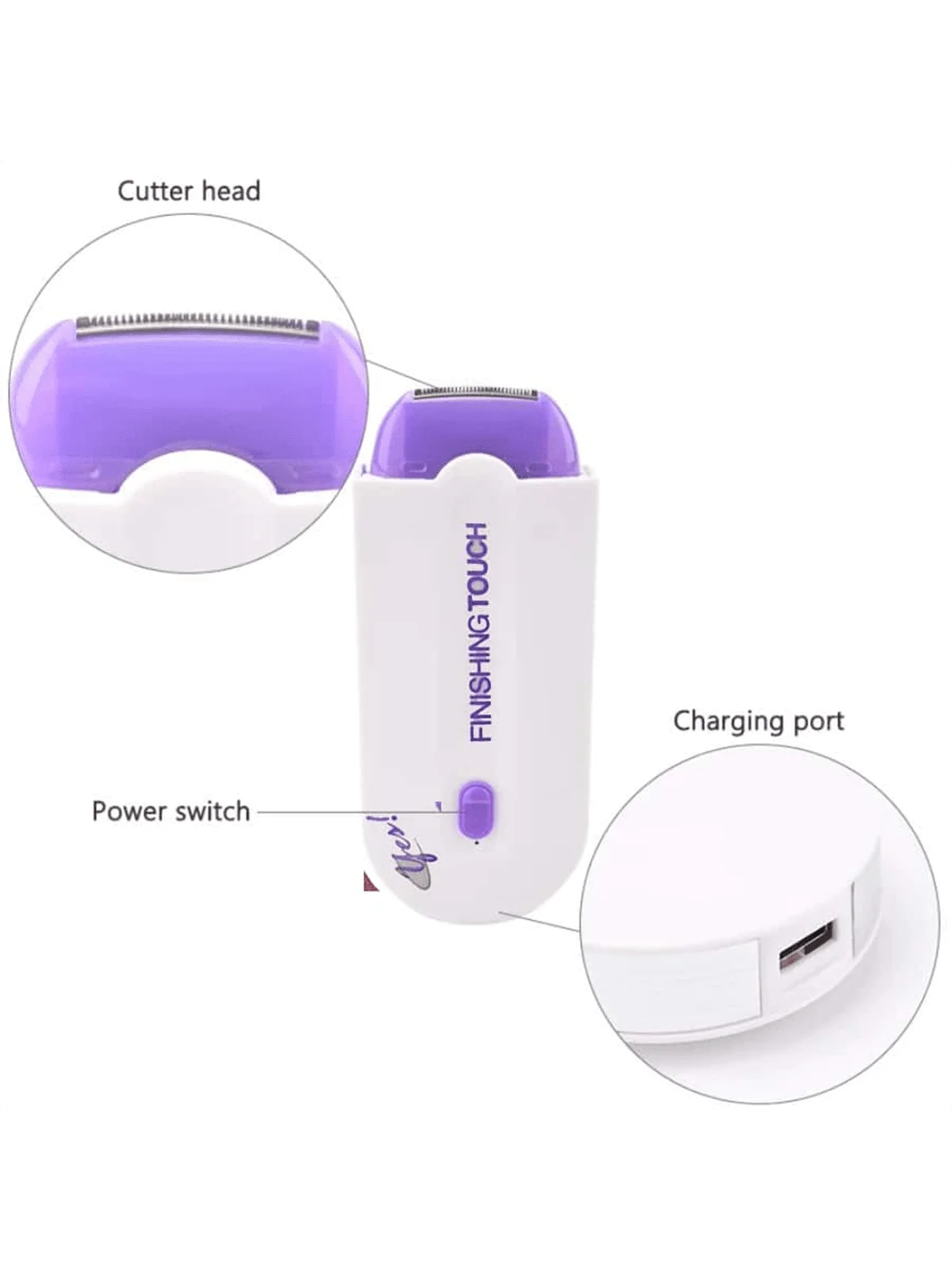 Electric Shaver Hair Removal Device for Women