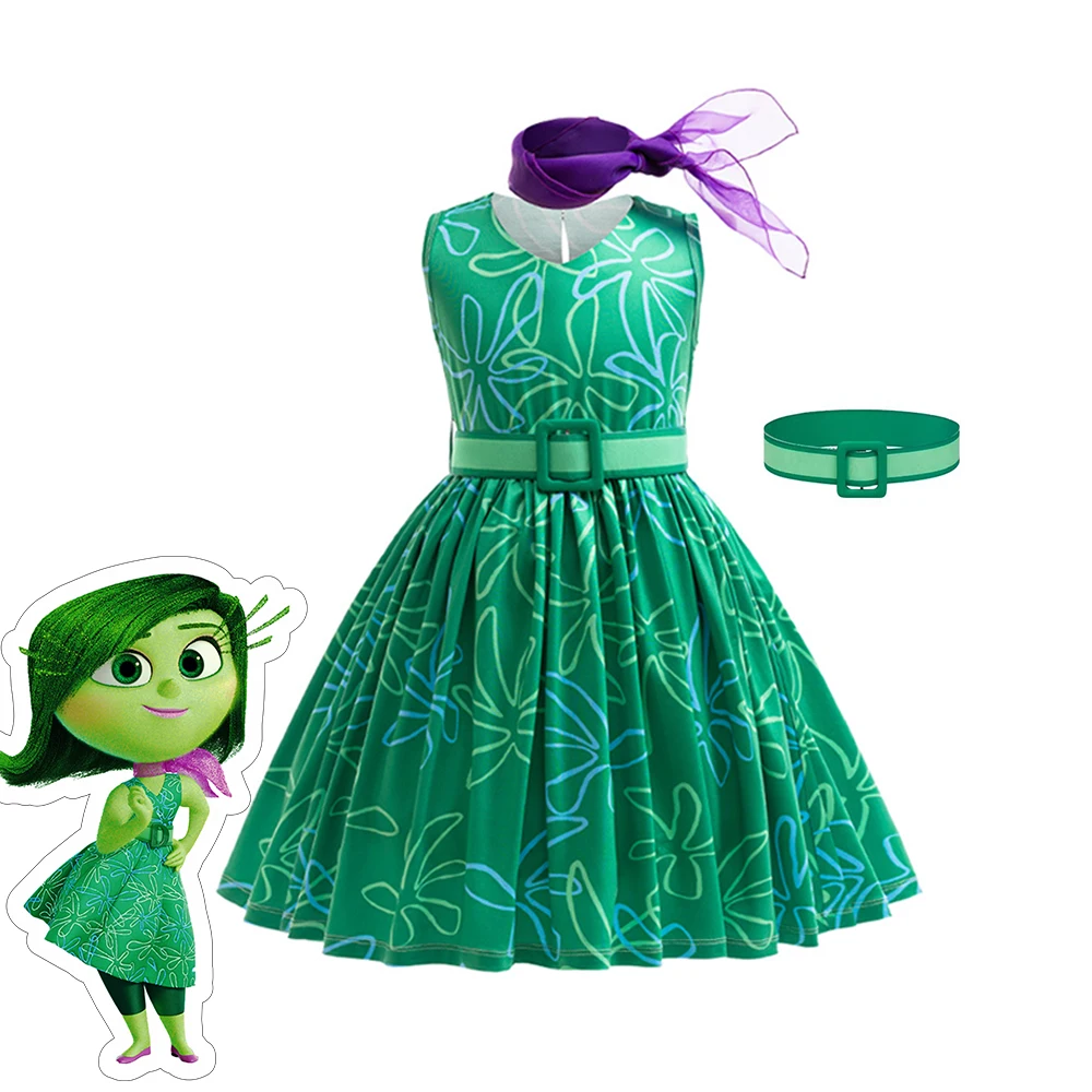 thumbnail image 1 of Disfraz con estampado de la película de Disney para niños y niñas, ropa de fiesta de carnaval, Halloween, de 2 a 10 años, 1 of 5