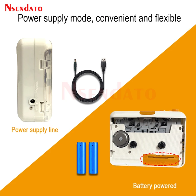 Plastic USB Radio Cassette Player Super USB Cassette Tape to MP3 PC Player Converter Capture Music Tape Recorder
