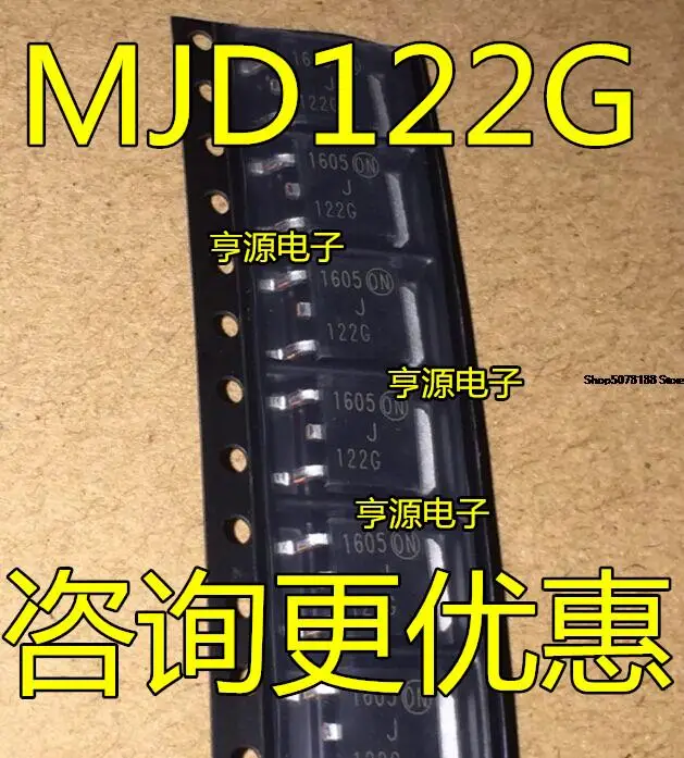 

10pieces MJD122G 122G NPN TO-252 MJD122