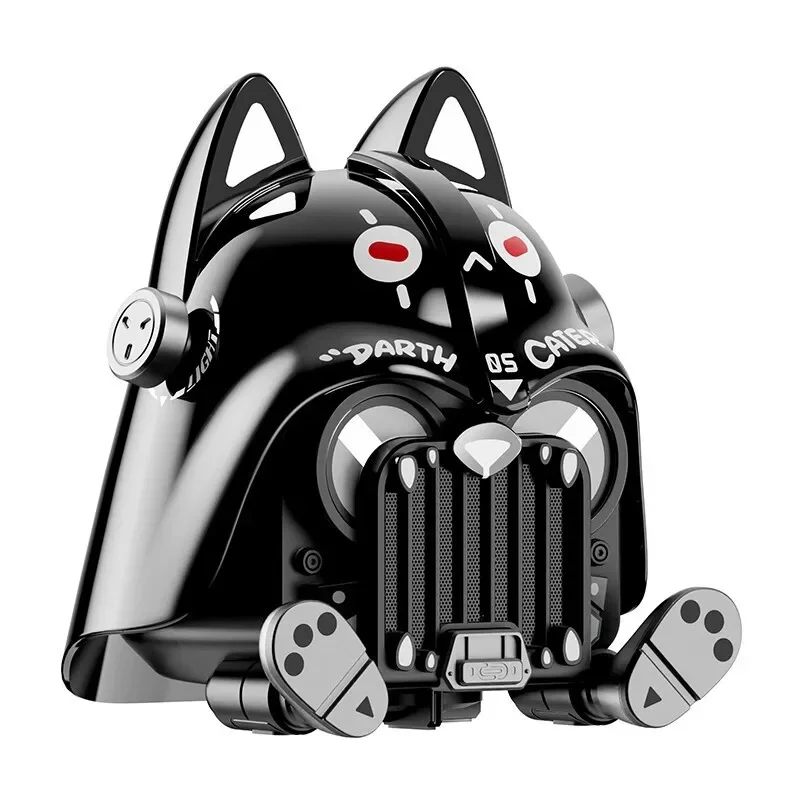 New Darth Meow Friday Canned Wireless Bluetooth Speaker Home Display Stereo Sound HIFI Sound Quality Audio Desktop Gifts