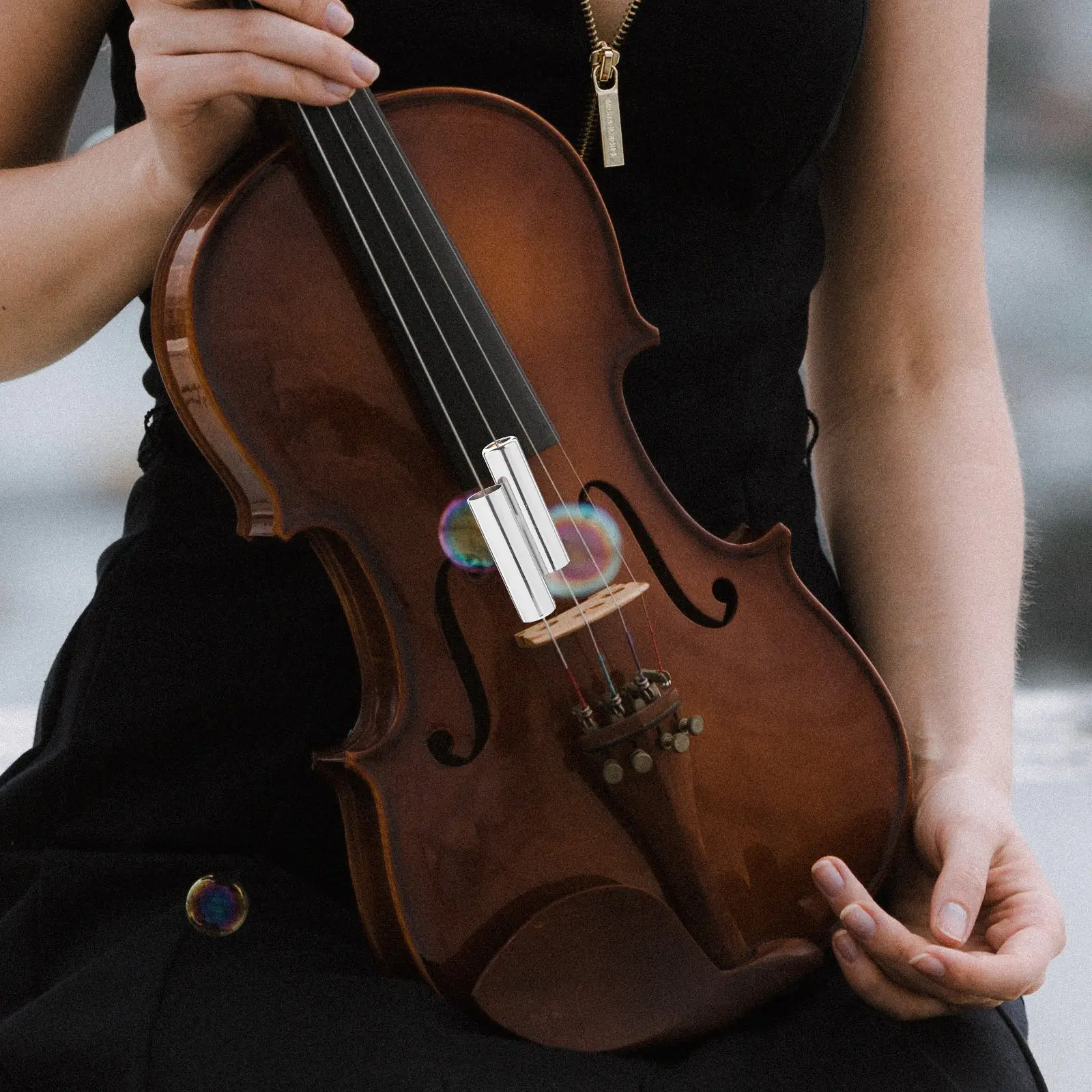 1 세트 금속 튜너 전문 바이올린 Erhu 다용도 입으로 불어 사용하는 튼튼하고 내구성이 뛰어난 바이올린 튜너 Erhu Turner 절묘한 튜닝 도구