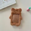 Original Cute Bear and Pink Rabbit Plush Card Holder Set for Korean Ins Polaroid Guka Small Card Display Pendant 6