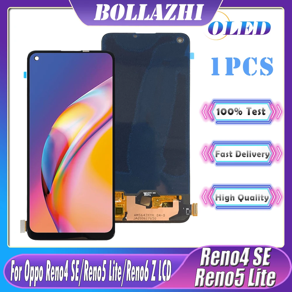 OLED LCD 6 43 For OPPO Reno4 SE 4 SE 4SE LCD Display Screen Touch oled-lcd-6-43-for-oppo-reno4-se-4-se-4se-lcd-display-screen-touch