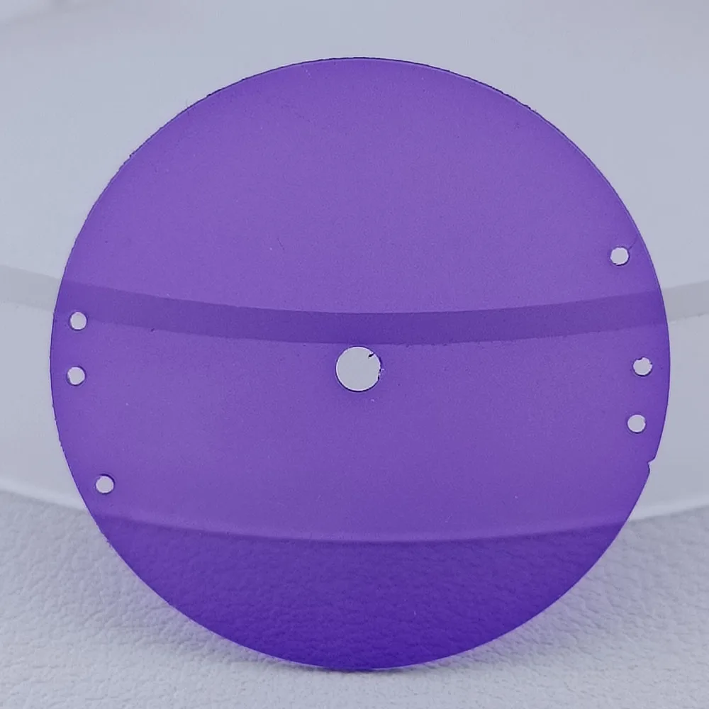 Luminous Dial with Transparent Surface for Mechanical Watches - 28.5mm Diameter