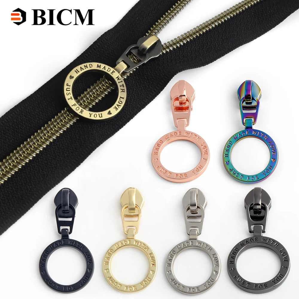 Versatile Metal Zipper Pull Repair Kit for DIY Garments and Sewing Projects - 5# Sliders