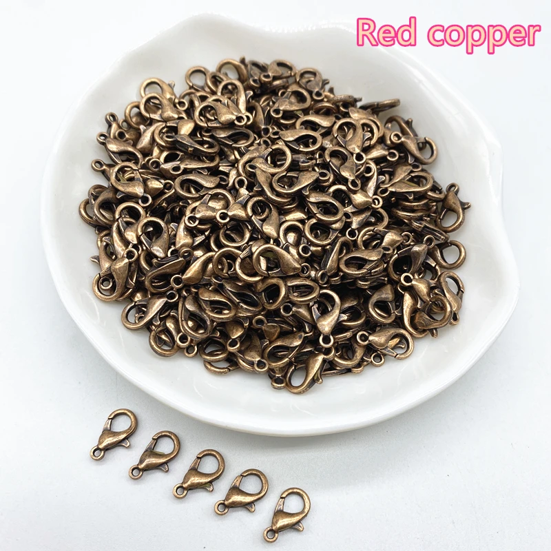Versatile Plated Alloy Lobster Clasp Hooks